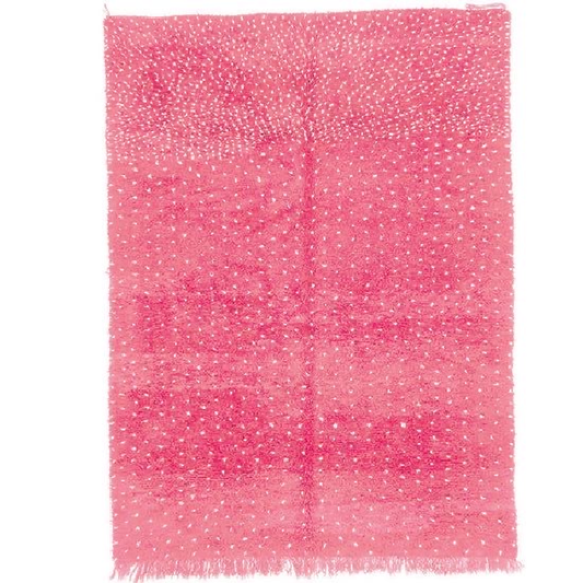 Moroccan Rug Beni Ourian Pink world N:62728 7x10 ft